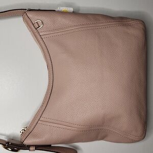 Michael Kors Blush Pink Pebbled Leather Crossbody